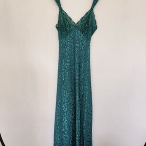 Victoria's Secret Maxi Jaquered Slip Nighty Size L